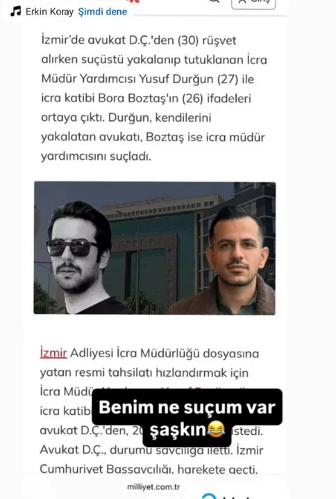Izmir Icra Mudur Yardimcisi Rusvet Operasyonu Tutuklama